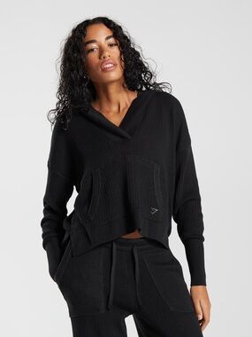 Gymshark Pause Knitwear Hoodie medium